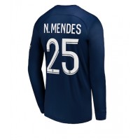 Fotbalové Dres Paris Saint-Germain Nuno Mendes #25 Domácí 2022-23 Dlouhý Rukáv